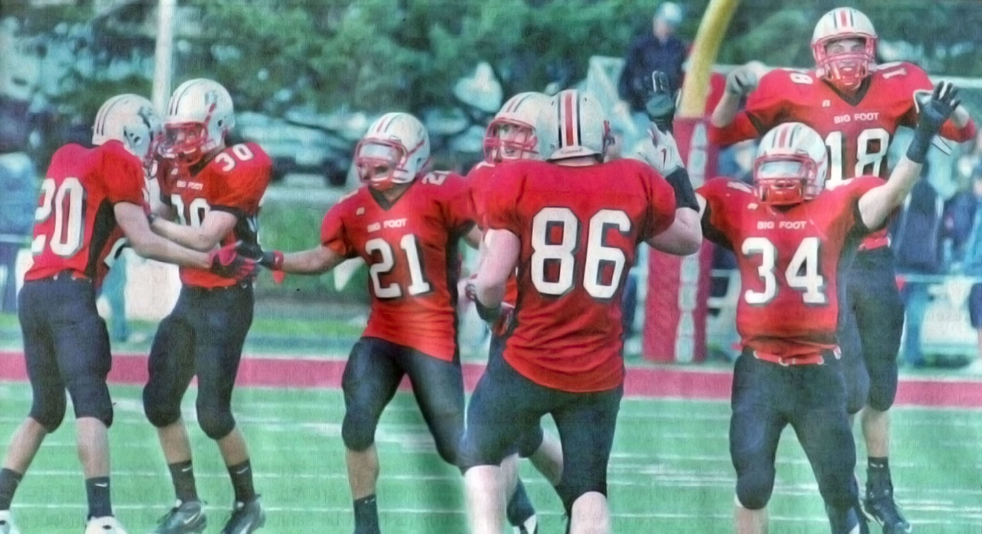 Semifinal celebration
